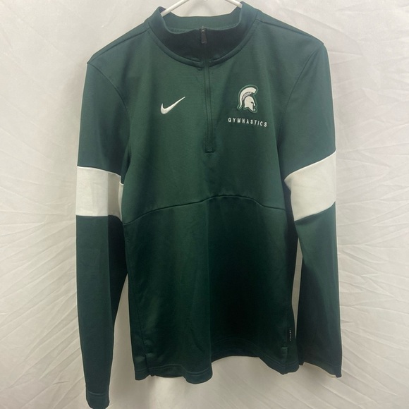 Nike Michigan State MSU Spartans Gymnastics Womens Size XS 1/4 Zip Pullover - Picture 10 of 10
